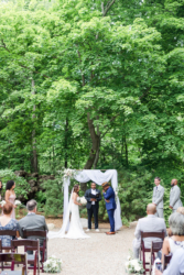 wooded ceremony site south haven creations
