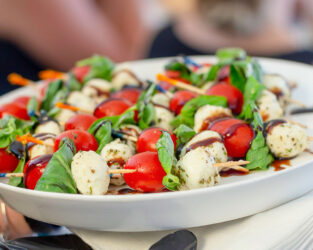 Event food - caprese skewers