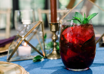 cocktail on the head table