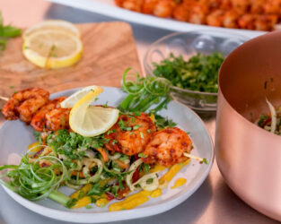 Wedding food - Shrimp dish