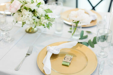 gold charger with gift of soap